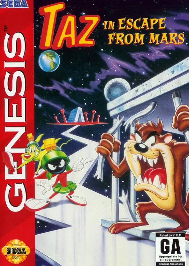 Taz in Escape from Mars