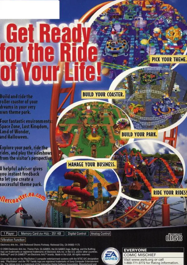 Theme Park Roller Coaster