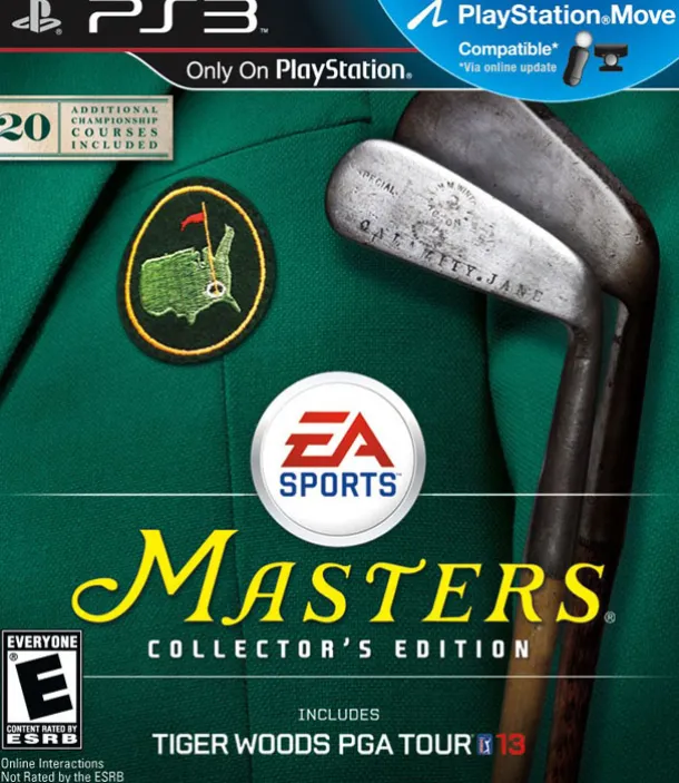 Tiger Woods PGA Tour 13 Masters Collectors Edition