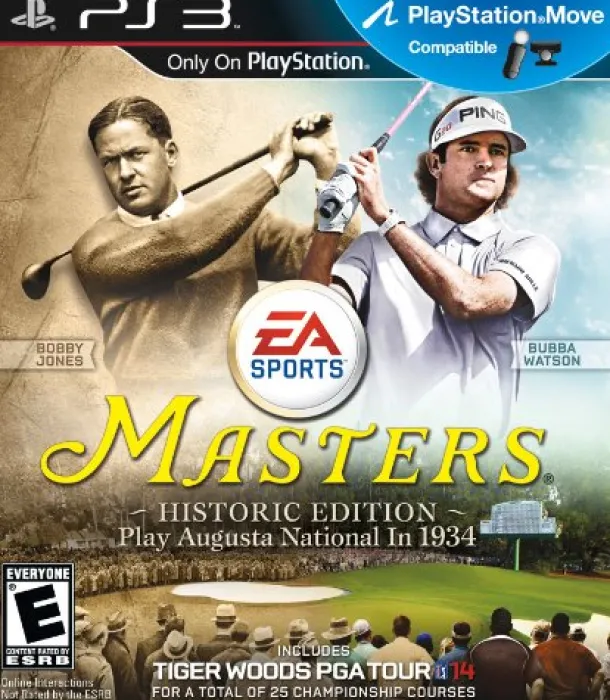 Tiger Woods PGA Tour 14 Masters Historic Edition