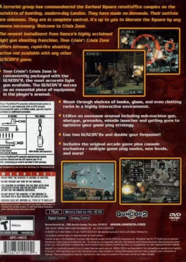 Time Crisis: Crisis Zone with Guncon2 Gun