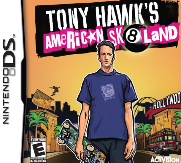 Tony Hawk American Skateland DS Game