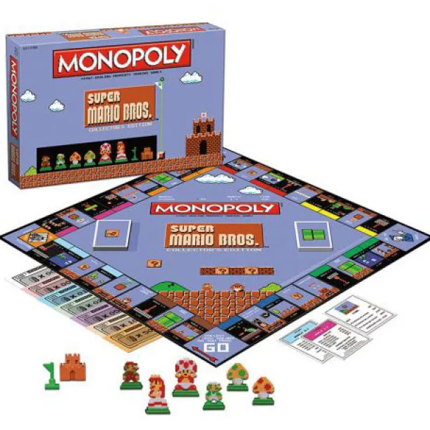 Toy Board Game - Super Mario - 8bit Monopoly