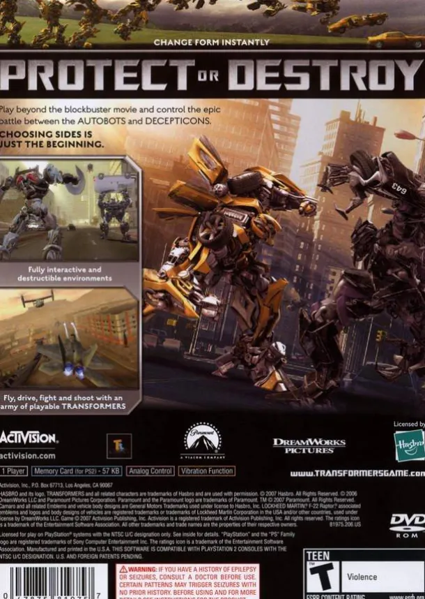 Transformers the Game