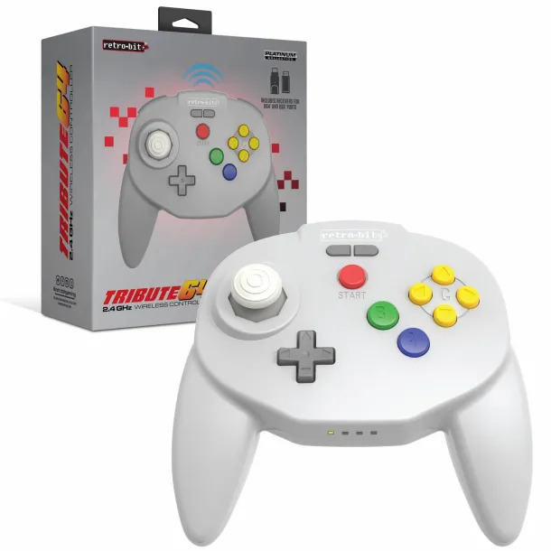 Tribute 64 - Wireless Controller - Gray
