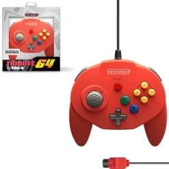 Tribute64 Nintendo 64 Controller - Red