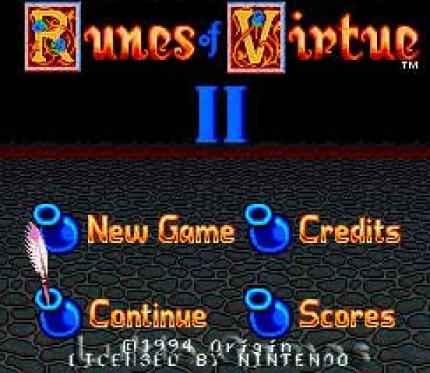 Ultima Runes of Virtue 2