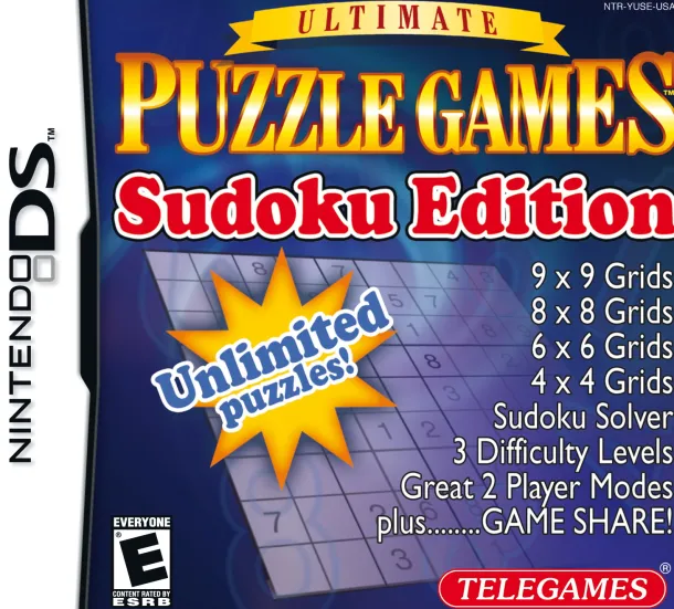 Ultimate Puzzle Games Sudoku Edition DS Game
