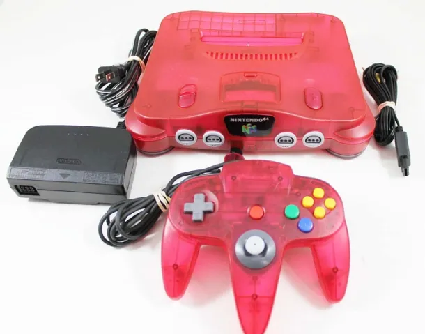 Watermelon Red Nintendo 64 System