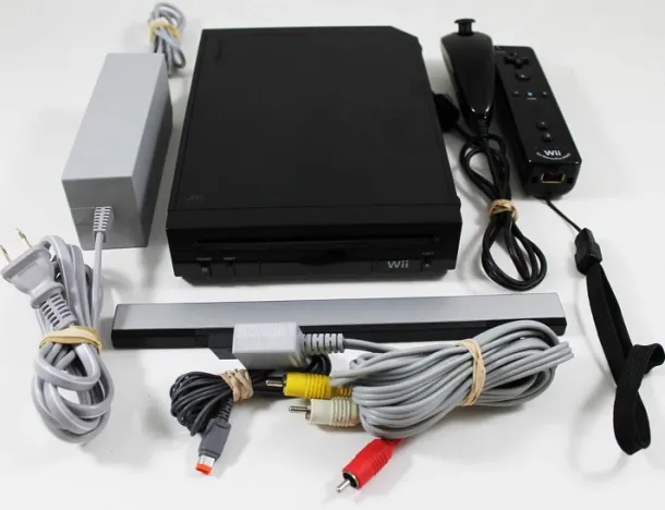 WII System Family Edition - Black (latest generation, no GC)