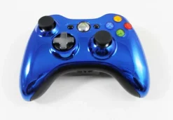 XBOX 360 Chrome Blue Controller