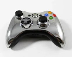 Xbox 360 Chrome Silver Controller