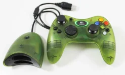 Xbox Original Green Logitech Wireless Controller